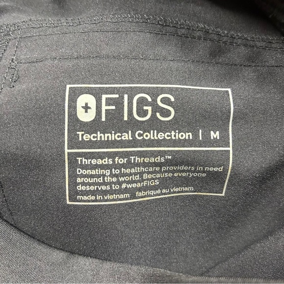 Figs Men’s Black Straight Leg Pants Performance Fabric Style T2001 - Picture 8 of 13